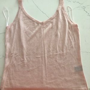 Pale Pink Cashmere Tank